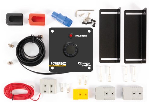 Accessoires fournis avec powerbox energie mobile